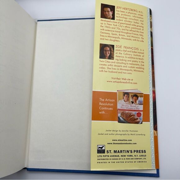 Artisan Bread in Five Minutes a Day Jeff Hertzberg, MD And Zoe Francois Hardback - Picture 8 of 13
